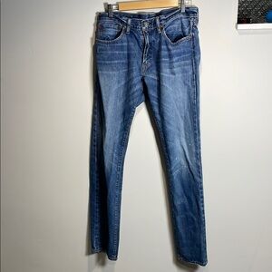 2014 Ralph Lauren Women Blue Straight Jeans Classic Denim